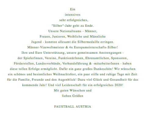 Weihnachts- und Neujahrswünsche