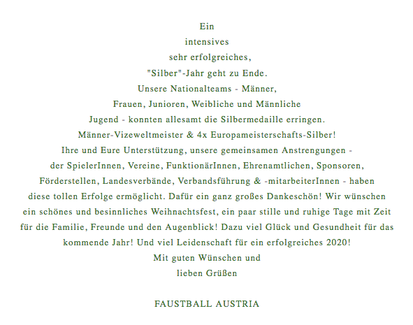 Weihnachts- und Neujahrswünsche