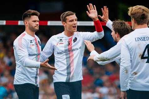 Das Faustball Team Austria gewann bei der Faustball-WM in Mannheim auch das zweite Vorrundenspiel gegen Brasilien.