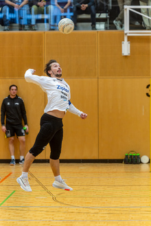 Vöcklabruck-Kapitän Jakob Huemer und sein Team möchten ungeschlagen ins Final3 einziehen. (Foto: ÖFBB/Erwin Pils)