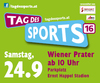 Faustball Austria am Tag des Sports - Samstag 24.09., Wiener Prater