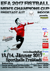 Halbfinale EFA 2017 Fistball Men's Champions Cup Indoor